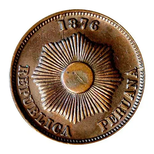 2 сентаво 1876 [Перу]