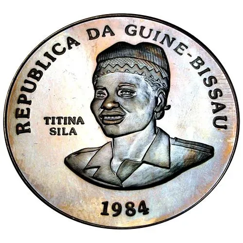 250 песо 1984, бревно [Гвинея-Бисау / Гвинея] Proof