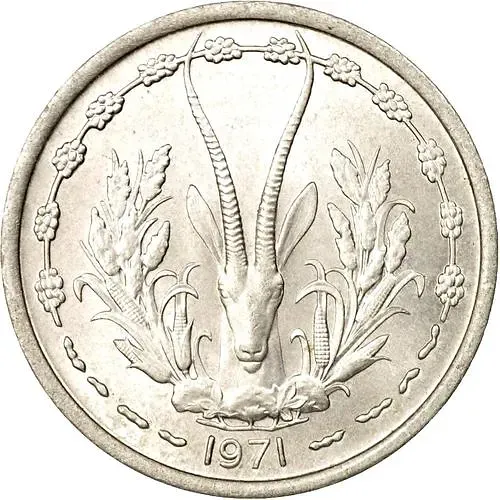 1 франк 1971 [Западная Африка (BCEAO)]