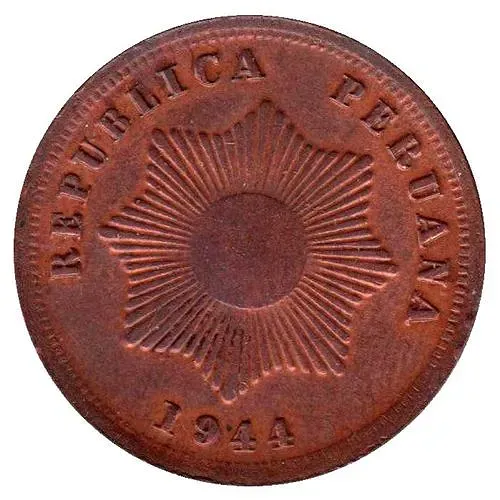 2 сентаво 1944 [Перу]
