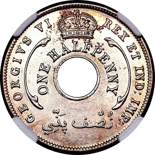1/2 Penny 1942 [British West Africa]