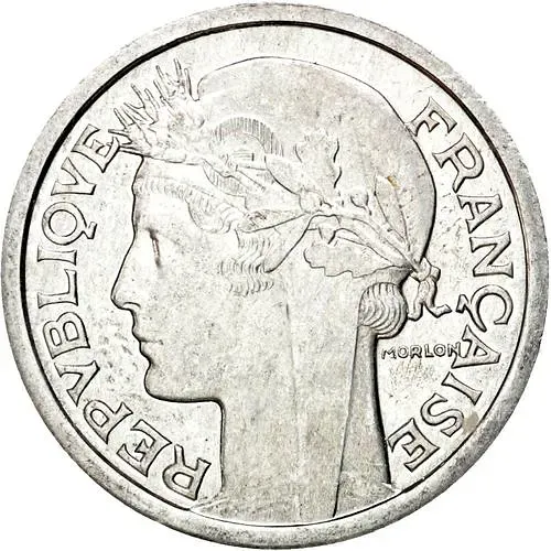 1 франк 1945, без отметки монетного двора [Франция]