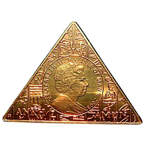 1 крона 2008, Статуя Тутанхамона [Остров Мэн]