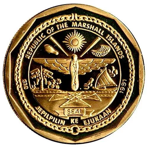 10 долларов 1991, Mitsubishi G4M [Маршалловы Острова]