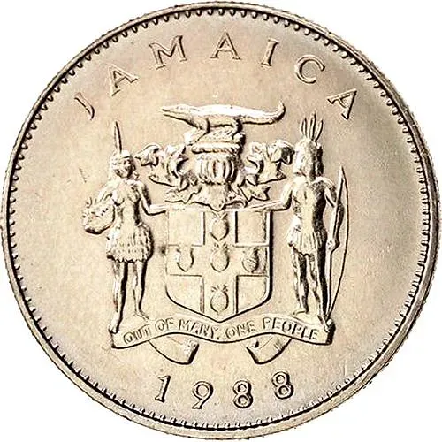 20 центов 1988 [Ямайка]
