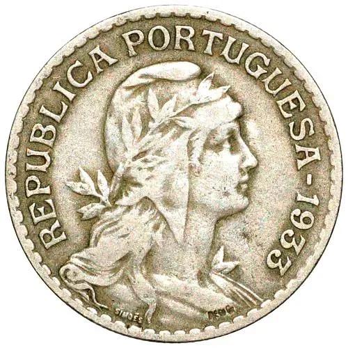 1 эскудо 1933 [Гвинея-Бисау / Гвинея]