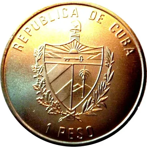 1 песо 2004, Иберийская фауна - Волк [Куба]