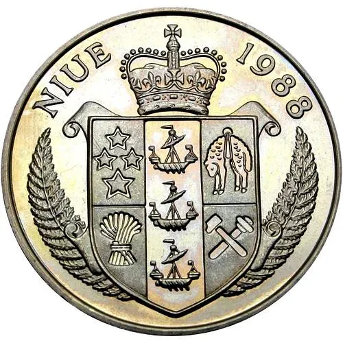 5 долларов 1988, ЧМ по футболу [Ниуэ]