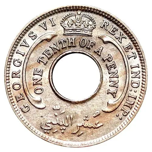 1/10 Penny 1943 [British West Africa]