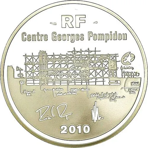 10 евро 2010, Национальный центр искусства и культуры Жоржа Помпиду [Франция]