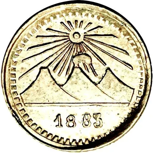 ¼ реала 1880-1886 [Гватемала]