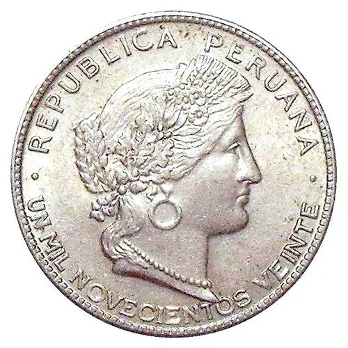 20 сентаво 1920, UN MIL NOVECIENTOS VEINTE [Перу]