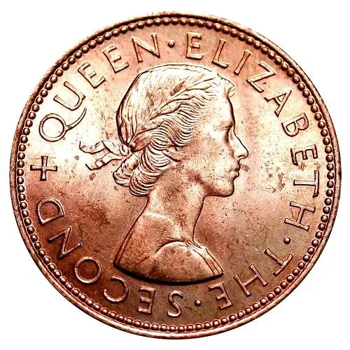 1/2 пенни 1963 [Новая Зеландия]