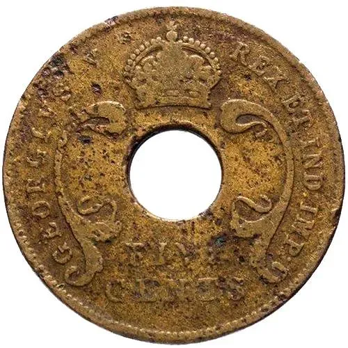 5 центов 1922 [Восточная Африка]