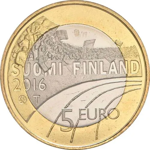 5 евро 2016, Спорт - Лыжные гонки [Финляндия]