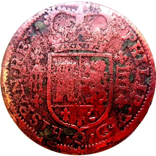 4 мараведи 1719, Отметка монетного двора "Акведук" [Испания]