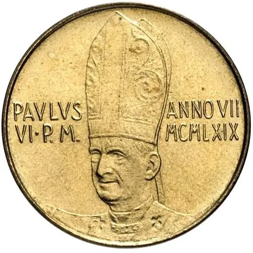 20 лир 1969 [Ватикан]