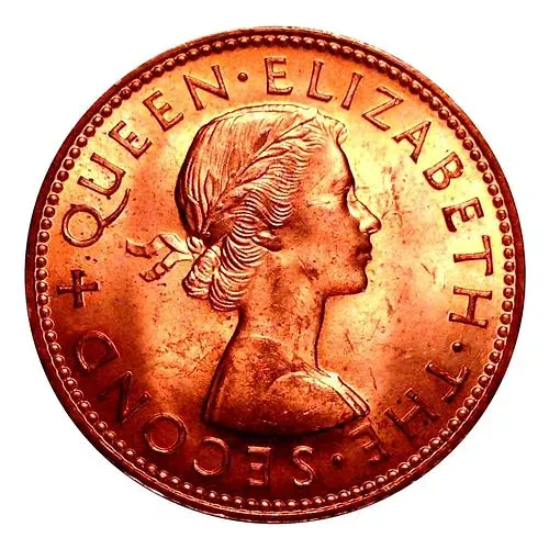 1/2 пенни 1959 [Новая Зеландия]