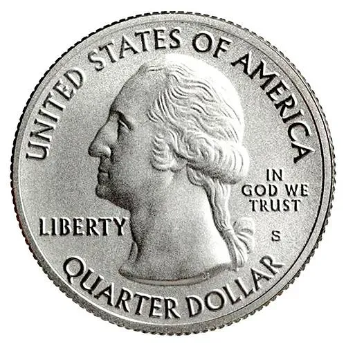 25 Cents 2017, S, Douglass Home [USA] Proof