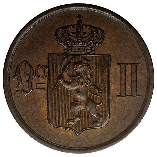 2 эре 1884 [Норвегия]