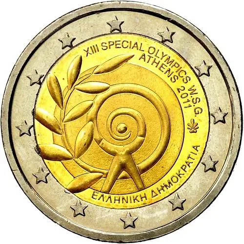 2 евро 2011, Специальные Летние Всемирные Олимпийские Игры 2011 в Афинах [Греция]