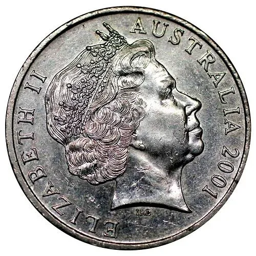 20 центов 2001, Квинсленд [Австралия]