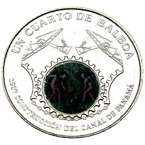 1/4 бальбоа 2016, 100 лет строительству Панамского канала [Панама]
