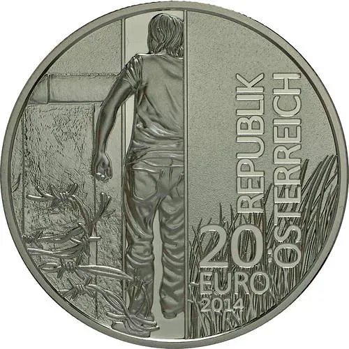20 евро 2014, 25 лет Революции 1989 года [Австрия]