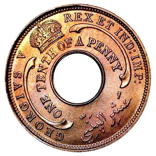 1/10 пенни 1927 [Британская Западная Африка]