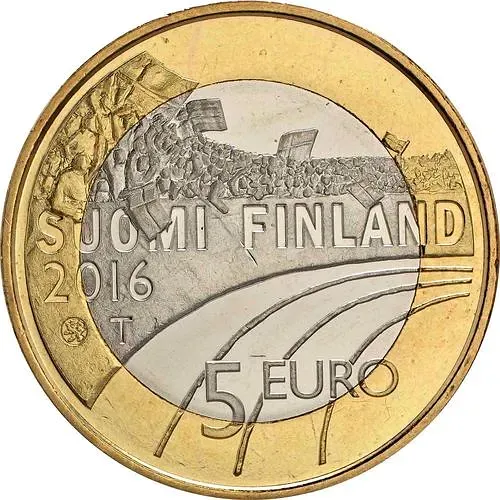5 евро 2016, Спорт - Прыжки на лыжах с трамплина [Финляндия]
