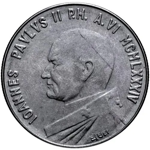 100 лир 1984 [Ватикан]