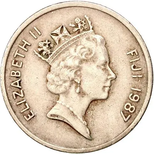 10 центов 1987 [Фиджи]