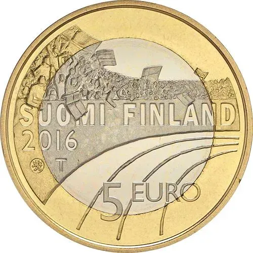 5 евро 2016, Спорт - Футбол [Финляндия]