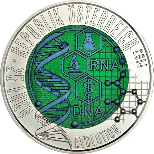 25 евро 2014, Эволюция [Австрия]