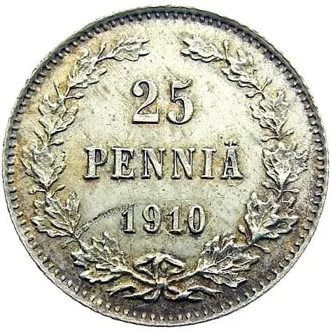 25 пенни 1910, L