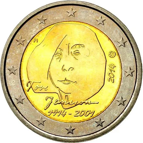 2 евро 2014, 100 лет со дня рождения Туве Янссон [Финляндия]
