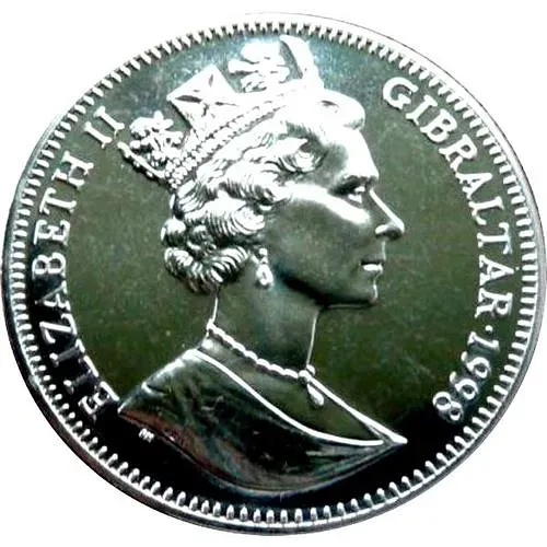 1 крона 1998, Медведь Паддингтон [Гибралтар]