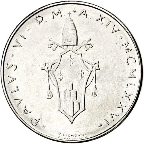 100 лир 1976 [Ватикан]