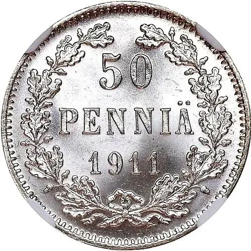 50 пенни 1911, L