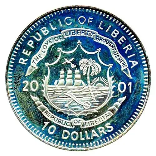 10 долларов 2001, Жизнь Ганди [Либерия]