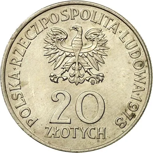 20 злотых 1978, космонавт [Польша]