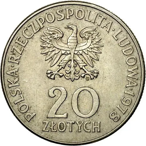 20 злотых 1978, Конопницкая [Польша]