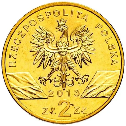 2 злотых 2013, зубр [Польша]