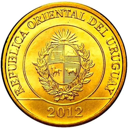 1 песо 2012 [Уругвай]