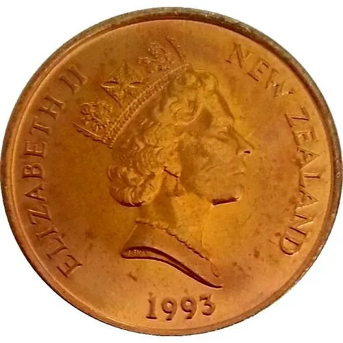 2 доллара 1993, Священная альциона [Новая Зеландия]