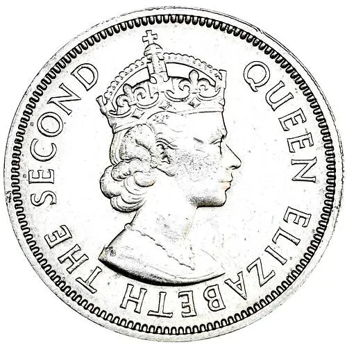 ½ рупии 1965-1978 [Маврикий]