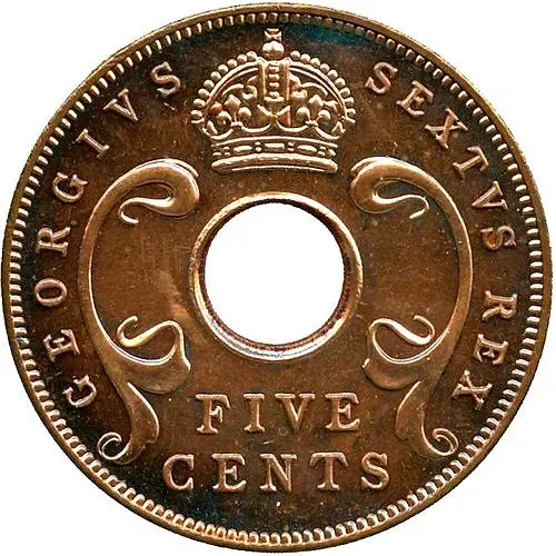 5 центов 1952 [Восточная Африка]