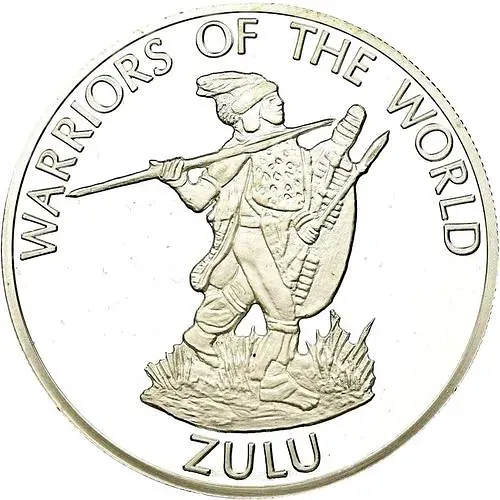 10 франков 2010, Воины мира - Зулус [Демократическая Республика Конго]