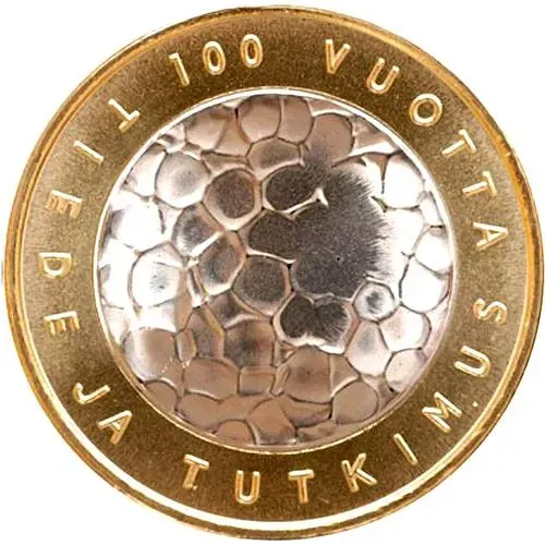 5 евро 2008, 100 лет науке и исследованиям [Финляндия]