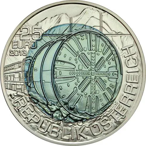 25 евро 2013, Строительство тоннеля [Австрия]